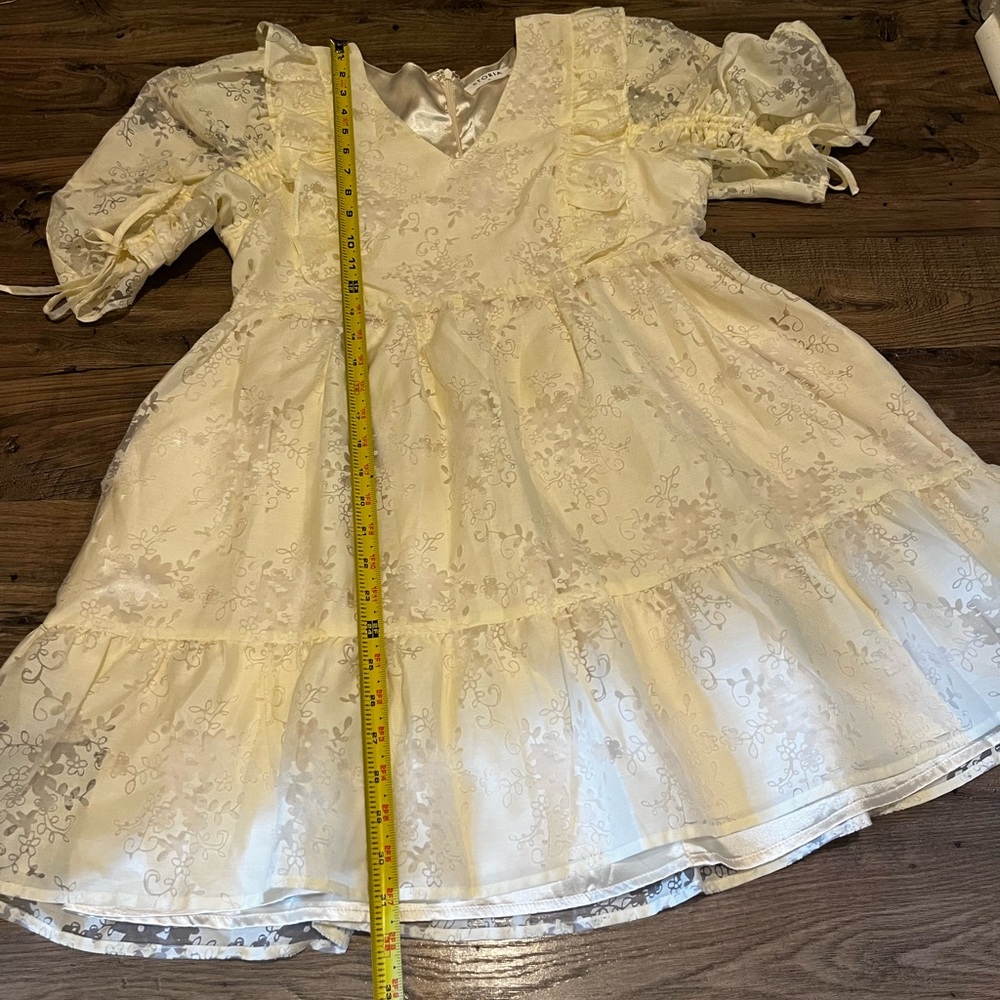 Storia Textured Baby Doll Mini Dress - Picture 8 of 17
